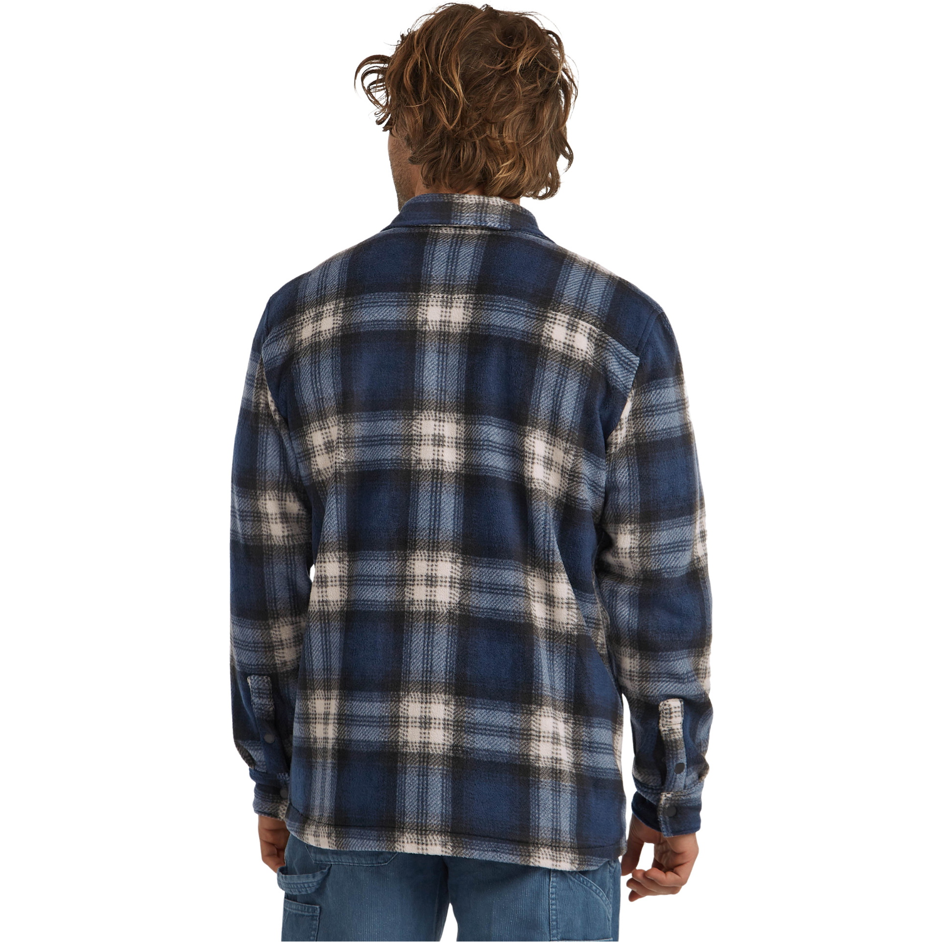 Camisa O'Riginals Superfleece Para Homem Da O'Neill , 2025, 2350137 - Mozart Blue Check